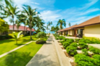 Soyut bulanıklık ve seyahat ve tatil için otel ve tatil arka plan defocused