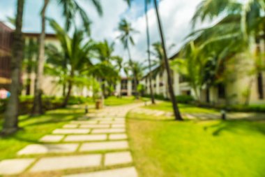 Soyut bulanıklık ve seyahat ve tatil için otel ve tatil arka plan defocused