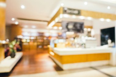 Soyut bulanıklık ve otel lobisinde defocused ve arka plan ve yüzey için iç çare