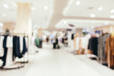 Arkaplan için mağaza içi soyut bulanıklık ve odaklanmış alışveriş merkezi