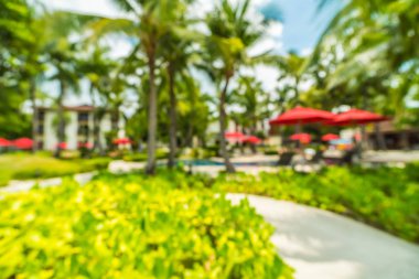 Soyut bulanıklık ve seyahat ve tatil için otel ve tatil arka plan defocused