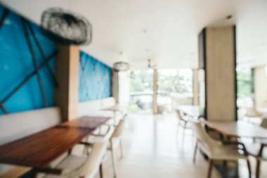 Soyut bulanıklık ve ufuk kafe ve Restoran iç arka planı için