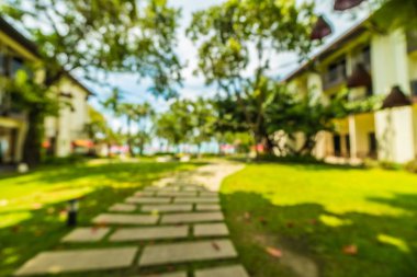 Soyut bulanıklık ve seyahat ve tatil için otel ve tatil arka plan defocused