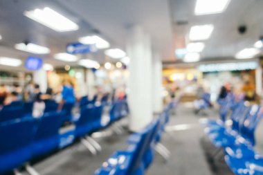 Bulanıklık Havaalanı terminal ve salon iç arka planı için