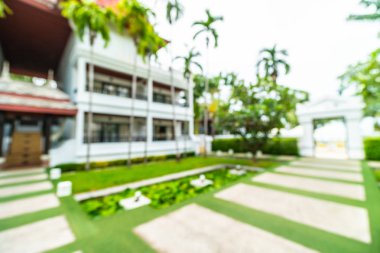 Seyahat ve tatil için güzel otel ve tatil arka plan bulanıklık