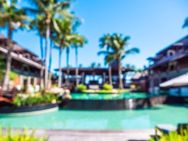 Soyut bulanıklık ve seyahat ve tatil için otel ve tatil arka plan defocused