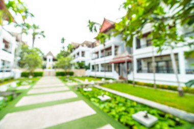 Seyahat ve tatil için güzel otel ve tatil arka plan bulanıklık