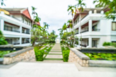 Seyahat ve tatil için güzel otel ve tatil arka plan bulanıklık