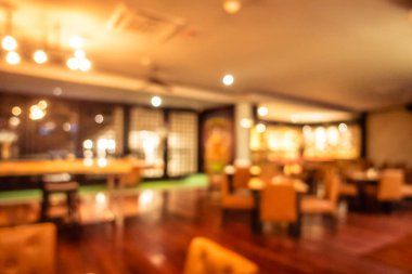 Soyut bulanıklık ve ufuk restoran ve kafe iç arka plan ve yüzey için