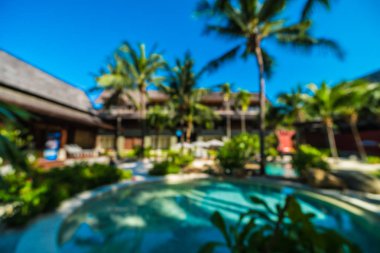 Seyahat ve tatil için güzel otel ve tatil arka plan bulanıklık
