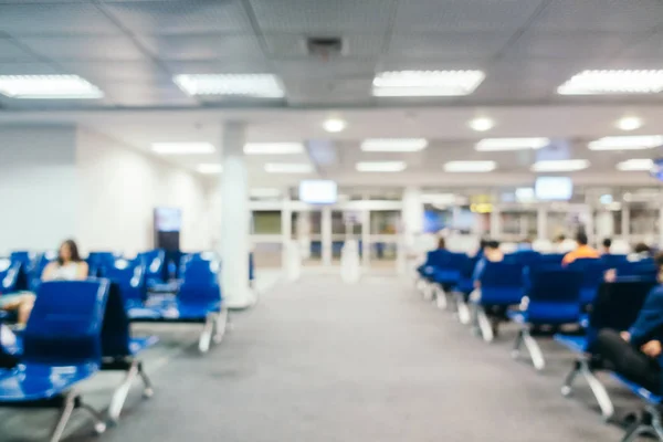 Abstract Vervagen Luchthaventerminal Lounge Interieur Voor Achtergrond — Stockfoto