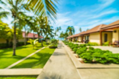 Soyut bulanıklık ve seyahat ve tatil için otel ve tatil arka plan defocused