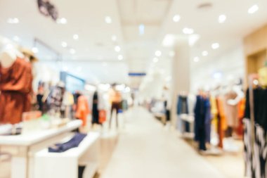 Bulanıklık bokeh ve ufuk alışveriş merkezi Mağazası iç arka planı için