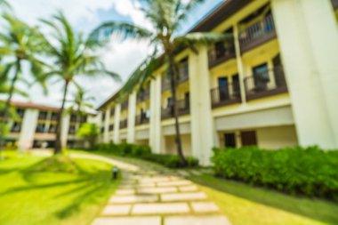 Soyut bulanıklık ve seyahat ve tatil için otel ve tatil arka plan defocused