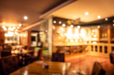 Soyut bulanıklık ve ufuk restoran ve kafe iç arka plan ve yüzey için