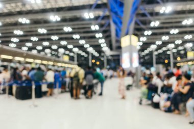 Bulanıklık Havaalanı terminal ve salon iç arka planı için