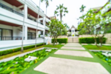 Seyahat ve tatil için güzel otel ve tatil arka plan bulanıklık