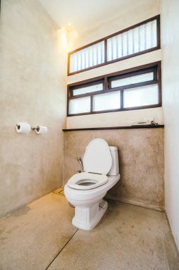 Beyaz kase koltuk dekorasyon banyo iç