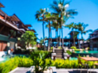 Soyut bulanıklık ve seyahat ve tatil için otel ve tatil arka plan defocused