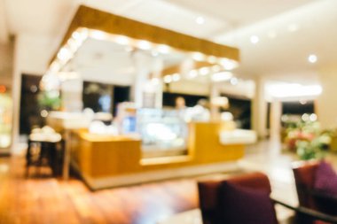 Soyut bulanıklık ve otel lobisinde defocused ve arka plan ve yüzey için iç çare