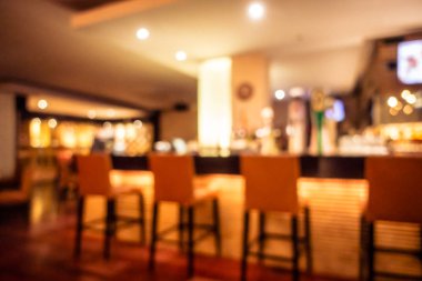 Soyut bulanıklık ve ufuk restoran ve kafe iç arka plan ve yüzey için