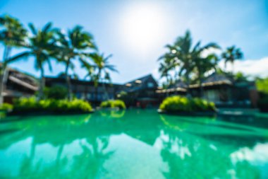 Seyahat ve tatil için güzel otel ve tatil arka plan bulanıklık