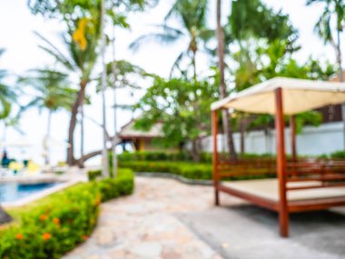 Soyut bulanıklık ve seyahat ve tatil için otel ve tatil arka plan defocused