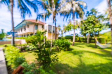 Soyut bulanıklık ve seyahat ve tatil için otel ve tatil arka plan defocused