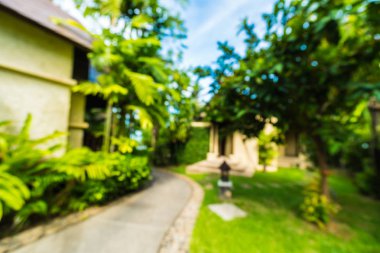 Seyahat ve tatil için güzel otel ve tatil arka plan bulanıklık