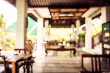 Soyut bulanıklık ve ufuk restoran ve kafe iç arka plan ve yüzey için