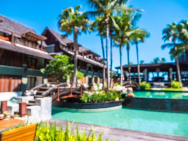 Soyut bulanıklık ve seyahat ve tatil için otel ve tatil arka plan defocused