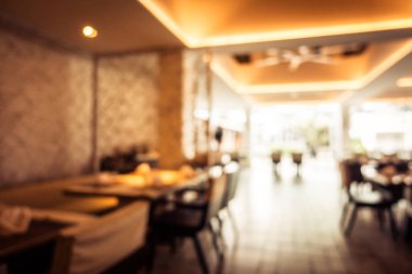 Soyut bulanıklık ve ufuk restoran ve kafe iç arka planı için