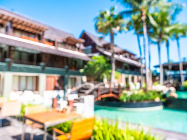 Soyut bulanıklık ve seyahat ve tatil için otel ve tatil arka plan defocused