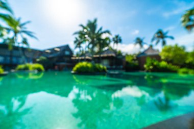 Seyahat ve tatil için güzel otel ve tatil arka plan bulanıklık