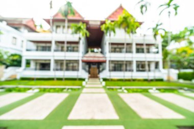 Seyahat ve tatil için güzel otel ve tatil arka plan bulanıklık