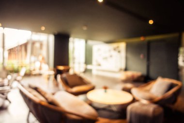 Soyut bulanıklık ve ufuk restoran ve kafe iç arka planı için