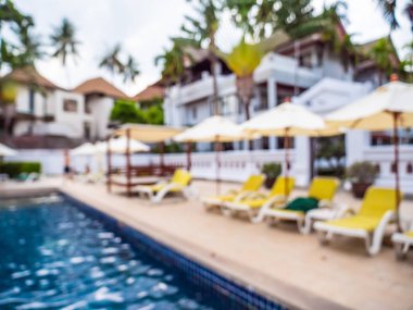 Soyut bulanıklık ve seyahat ve tatil için otel ve tatil arka plan defocused