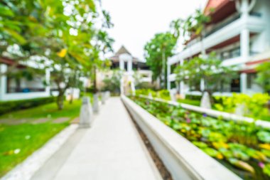 Seyahat ve tatil için güzel otel ve tatil arka plan bulanıklık