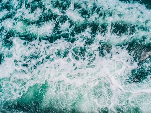 Havet Och Ocean Vatten Våg Texturer Och Yta För Bakgrund — Stockfoto