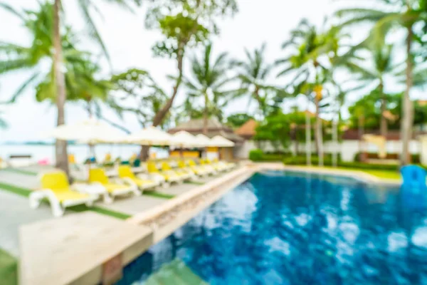 Abstract Vervagen Mooie Hotel Resort Zwembad Achtergrond Voor Reizen Vakantie — Stockfoto