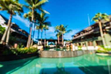 Seyahat ve tatil için güzel otel ve tatil arka plan bulanıklık