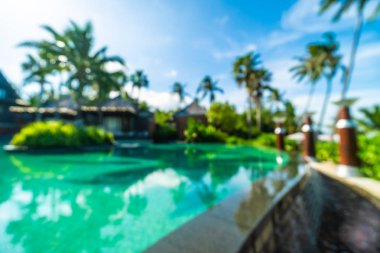 Seyahat ve tatil için güzel otel ve tatil arka plan bulanıklık