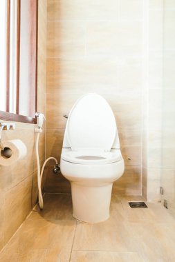 Beyaz kase koltuk dekorasyon banyo iç