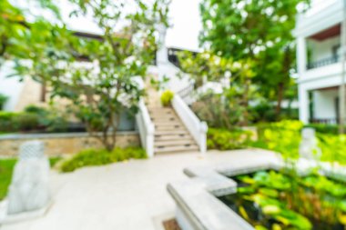 Seyahat ve tatil için güzel otel ve tatil arka plan bulanıklık