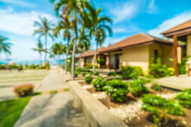 Soyut bulanıklık ve seyahat ve tatil için otel ve tatil arka plan defocused