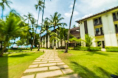 Soyut bulanıklık ve seyahat ve tatil için otel ve tatil arka plan defocused