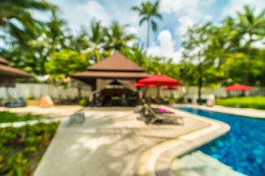 Soyut bulanıklık ve seyahat ve tatil için otel ve tatil arka plan defocused