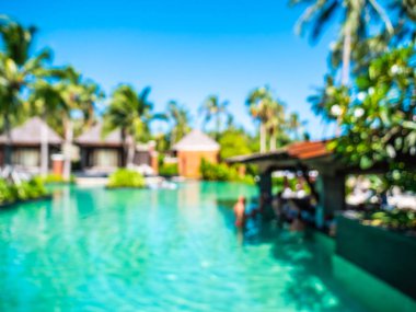 Soyut bulanıklık ve seyahat ve tatil için otel ve tatil arka plan defocused