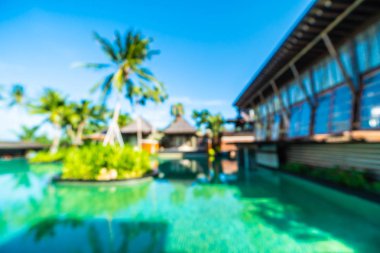 Seyahat ve tatil için güzel otel ve tatil arka plan bulanıklık