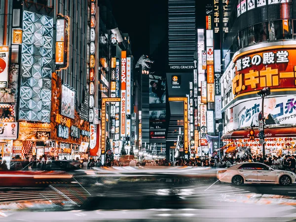Japán Tokió Sindzsuku Aug 2018 Szép Városkép — Stock Fotó